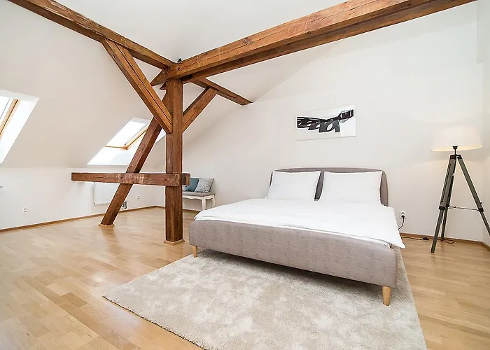 Air-Conditioned 2-Bedroom Attic Loft With Terrace *