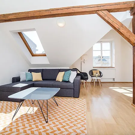 Air-Conditioned 2-Bedroom Attic Loft With Terrace